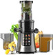 Cold Press Juicer Machines 2-in-1 Masticating Juicer for Juice & Ice Cream 200W Touchscreen Slow Juicer Extractor with 3.2" Feed Chute for Fruits and Vegetables Easy to Clean with Brush