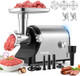 Electric Meat Grinder 3200W Heavy Duty Commercial Meat Grinders Sausage Stuffer Kubbe Kit with 2 Cutting Blades 3 Grinding Plates 3 Sausage Tubes Metal Gearbox Meat Grinder for Home Use