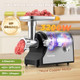 Electric Meat Grinder 3200W Heavy Duty Commercial Meat Grinders Sausage Stuffer Kubbe Kit with 2 Cutting Blades 3 Grinding Plates 3 Sausage Tubes Metal Gearbox Meat Grinder for Home Use