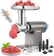 Meat Grinder Electric 3200W Heavy Duty Meat Mincer Chopper Machine Touch Control Multifunctional with Cutting Blade 3 Grinding Plates 3 Sausage Stuffers Kubbe Kit for Household&Commercial