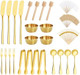 94 Pcs Charcuterie Board Accessories Stainless Steel Cheese Spreaders Forks Spoons Mini Serving Tongs Honey Dippers Sauce Cups Toothpick Flags Charcuterie Utensils for Pastry Making Silver