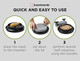 ShredMachine-The Quick Easy to Use Alternative to Bear Claws Meat Shredder for Pulled Pork Beef and Chicken and More-BPA Hand Shredder with Easy to Grip Handles Non-Skid Base Grey