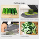 Vegetable Chopper Multi 16 In 1 Manual Mandolin Fruit Vegetable Cutter Onion Dicer Veggie Slicer Vegetable Chopper Cheese Slicer (16 in 1)