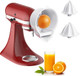 GVODE Juicer Attachment for Kitchenaid Stand Mixer Citrus Juicer 2 Size Reamer Lemon Squeezer for Kitchenaid Mixer Attachments Dishwasher Safe GVODE Juicer Attachment for Kitchenaid Stand Mixer Citrus Juicer 2 Size Reamer Lemon Squeezer for Kitchenaid Mixer Attachments Dishwasher Safe