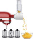 Slicer Shredder Attachment for KitchenAid Stand Mixers Vegetable Cheese Grater Salad Maker Food Slicers Accessories for Kitchenaid Easy Clean Dishwasher Safe Cheese Shredder by Gvode