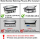 Waffle Plates Only for Cuisinart Griddler GR-4N GR-5B GR-6 and GRID-8N Series Nonstick Coating Baking Waffle Plates by Gvode