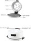 2000W Electric Pizza Oven Outdoor Indoor Portable 12 Inch Countertop Pizza Maker Machine Pizza Maker Pan for Home (US Plug 110V)
