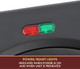 Warner Brothers Harry Potter Round Waffle Maker by Select Brands - Ceramic Coated Cooking Plates - Imprints Hogwarts Crest on Waffles Black and Gold WBH-250WM