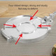 Tortilla Press Aluminum Alloy Tortilla Maker Manual Tortilla Maker Pressing Tool for Pizza Pie Patty Making (16cm Silver)