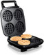 mywaffle Classic Waffle & Chaffle Maker - For Breakfast Churro Keto Belgian and Dessert Waffles - Non-Stick Surface Extra Deep Plates and Easy to Clean Perfect for Individuals and Families