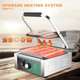 Electric Panini Press Grill 2200W with Non-Stick Grooved Plates Sandwich Maker Griddle Adjustable Temperature Control 120V for Hamburgers Steaks Paninis Electric Panini Press Grill 2200W with Non-Stick Grooved Plates Sandwich Maker Griddle Adjustable Temperature Control 120V for Hamburgers Steaks Paninis