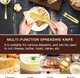 Stainless Steel Butter Knife 4Pcs Gold Applicator Set for Home Breakfast Use Deluxe Sandwich Cream Cheese Condiment Knives Stainless Steel Butter Knife 4Pcs Gold Applicator Set for Home Breakfast Use Deluxe Sandwich Cream Cheese Condiment Knives