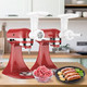 Fruit & Vegetable Strainer Attachment Set for Kitchenaid Stand Mixer Includes Food Grinder Attachment with Sausage Stuffer Tubes and Juicer Auger Meat Grinder Attachment for Kitchenaid by InnoMoon