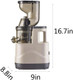 Cold press juicer Slow Cold Press Juicer with Larger Feed Chute Pure Juicer Machines for Vegetables & Fruits Easy to Clean with Brush