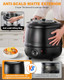 Electric Soup Warmer Commercial - 10.6 Qt 500w Electric Soup Pot with Lid Hinged Detachable 304 Stainless Steel Insert Pot Ladle Soup Kettle Restaurant Supplies Party Buffet Catering Electric Soup Warmer Commercial - 10.6 Qt 500w Electric Soup Pot with Lid Hinged Detachable 304 Stainless Steel Insert Pot Ladle Soup Kettle Restaurant Supplies Party Buffet Catering