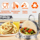 Juome Stainless Steel Tortilla Sealer - Tortilla Crimper Maker Press for Tacos Burritos Quesadillas Dumplings Pasties Sandwich