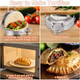 Juome Stainless Steel Tortilla Sealer - Tortilla Crimper Maker Press for Tacos Burritos Quesadillas Dumplings Pasties Sandwich