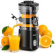 Electric Orange Juicer Hand- Citrus Juicer Machine with Cleaning Brush Automatic Juice Squeezer for Lemon Lime Grapefruit Pomegranate
