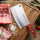 KOFERY Classic 7-inch Heavy Duty Meat Cleaver Knife - Bone Chopper for Home and Restaurant - Premium Stainless Steel Butcher's Choice