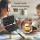 Taiyaki Fish Shape Pancake Pan taiyaki waffeln Non Stick Taiyaki Double Cake Maker with 4 Trays Waffle Baking Pan for Breakfast Pancake Plett Taiyaki Baking Compatible with Electric Gas Waffle Irons