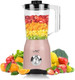 Blender for Smoothies 300W Personal Blender and Grinder Combo for Kitchen with a 54oz Portable Smoothie Cups Shakes Juices Frozen Drinks and a 12oz Coffee Cup with Seal Cover for Coffee Beans