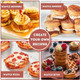 16 PCS Mini Waffle Maker Machine Nonstick Waffles Iron Quick Heat-Up Surface Simple & Easy Tiny Chaffle Baker for Home & Restaurants Small Bites for Kids Perfect for Breakfast Desserts & Snacks