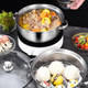 Steamer Pot for Cooking 8.8 inch Steamer Pot 2-tier Multipurpose 18/8 Stainless Steel Steam Pot Cookware with Lid for Vegetable Dumpling Stock Sauce Food