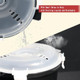 1.5 Quart Microwave Steamer for Cooking Vegetables Professional Cooker for Microwave
