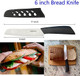 Ceramic Knife Set Knives Set for Kitchen Ceramic Kitchen Knives Colored w Sheath 6" Bread Knife 6" Chef Knife 5" Utility Knife 4" Fruit Knife 3" Paring Knife 1 Peeler Colorful Rust Proof