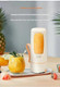 Portable Blender USB home multifunctional fresh Juicer with 8 Blades used for Milk Shakes and Smoothies Office Outdoor and Kitchen Juicer .Orange