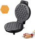 Compact Bubble Waffle Maker Machine Electric Egg Waffle Maker With Nonstick Surface For Easy Cleaning - Great Holiday