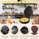 Mini Heart Shaped Waffle Maker-Thin Waffle Iron With Nonstick Surface For Easy Cleaning - Great Holiday