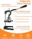 Locamp Cast Iron Fruit Juicer Hand Press Juicer Machine Professional Citrus Squeezer for Orange Lemon Lime-Durable and Easy-to-Clean Stainless Steel Manual Citrus Press