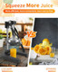 Locamp Cast Iron Fruit Juicer Hand Press Juicer Machine Professional Citrus Squeezer for Orange Lemon Lime-Durable and Easy-to-Clean Stainless Steel Manual Citrus Press