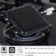 Grilled Sandwich Frying Pan Stovetop Toasted Panini Maker with Handle Flip Grill Pan Double Sided Nonstick Aluminum Flip Maker for Home Cooks Toasties Kitchen Breakfast Camping Black