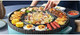 2 in 1 Electric Grill and Hot Pot Combo Dual Temperature Indoor Non-Stick Griddle for Korean BBQ Shabu Shabu and Noodles