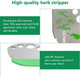 Herb Stripper 9 holes Luxiv Stainless Steel Kitchen Herb Stripping Tool Loose Leaf Kale Razor Metal Leaf Pealer for Kale Chard Collard Greens Thyme Basil Rosemary