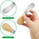 8 Pieces Cheese Spreaders with Wooden Handle Stainless Steel Butter Spreaders Sandwich Cream Cheese Cake Condiment Spreaders 4.7 Inch
