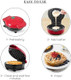 Mini Waffle Maker with Removable Interchangeable Plates. Best for Waffle and Pancake with Storage Case for Seven Removable Plates