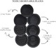 Mini Waffle Maker with Removable Interchangeable Plates. Best for Waffle and Pancake with Storage Case for Seven Removable Plates