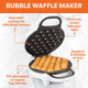 MasterChef Bubble Waffle Maker- Electric Non stick Hong Kong Egg Waffler Iron Griddle w Recipe Guide- Ready in under 5 Minutes