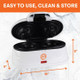 MasterChef Double Waffle Cone Bowl Maker- Makes Two 4" Bowls at Once Non-Stick Easy To Clean Even Heating- Perfect Homemade Ice Cream Sundaes Fruits & Custards-Fun Dessert for Summer BBQ Party