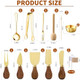 46Pcs Charcuterie Boards Accessories Small Serving Utensil Set Cheese Butter Spreader Knives Mini Stainless Steel Cutlery Tong Spoon Fork Bowl Wooden Toothpick for Kitchen Wedding Christmas (Gold) 46Pcs Charcuterie Boards Accessories Small Serving Utensil Set Cheese Butter Spreader Knives Mini Stainless Steel Cutlery Tong Spoon Fork Bowl Wooden Toothpick for Kitchen Wedding Christmas (Gold)