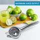 d Lemon Squeezer Meidong Super Stainless Steel 304 Hand Press Juicer Manual Citrus for Juicing Lemon ＆ Limes Vegetables