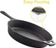cast iron frying pan set of 3 6 8 10 inch non-stick coating pan suitable for frying cooking baking barbecue used for induction electric gas stoves the main holiday ideas