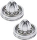 Mason Jar Lemon Squeezer Lid Stainless Steel Manual Citrus Juicers Hand Squeezer for Wide Mouth Mason Jars (Pack of 2)