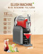 Slushie Machine 88 oz Slushy Machine for Home 8 Preset Programs No Ice Needed Auto-Clean LED Display Frozen Drink Maker for Margaritas Frappés Cocktails Milkshake Smoothies