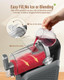 Slushie Machine 88 oz Slushy Machine for Home 8 Preset Programs No Ice Needed Auto-Clean LED Display Frozen Drink Maker for Margaritas Frappés Cocktails Milkshake Smoothies