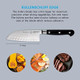 Messermeister Meridian Elite 5” Kullenschliff Santoku Knife - Japanese Chef’s Knife - German Steel Alloy Blade - Rust Resistant & Easy to Maintain