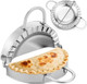 Stainless Steel Tortilla Sealer Crimper - Tacos Tortilla Maker for 6 Inch Burritos Tacos Quesadillas Dumplings - Mess Cooking